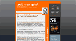 Desktop Screenshot of editor.zeitgeist-online.de
